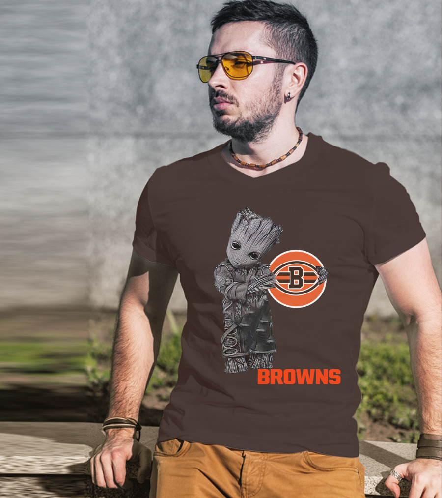 Browns Groot Meets Football Team Spirit T-Shirt