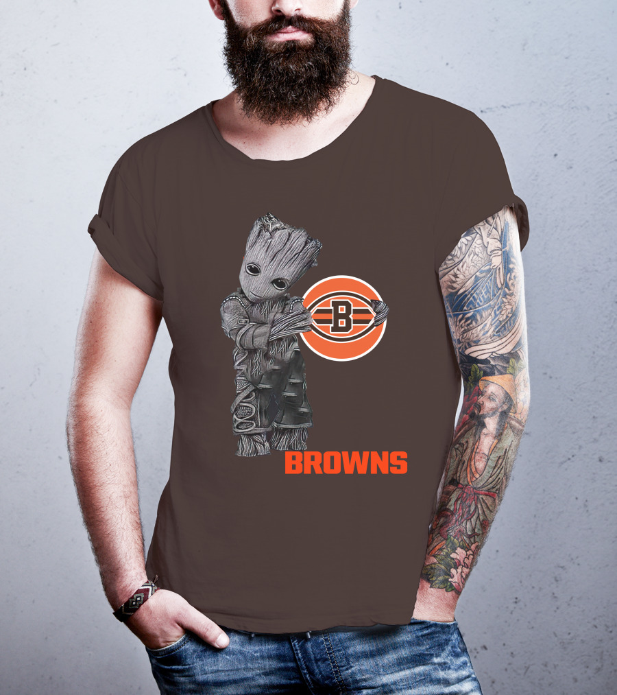 Browns Groot Meets Football Team Spirit T-Shirt