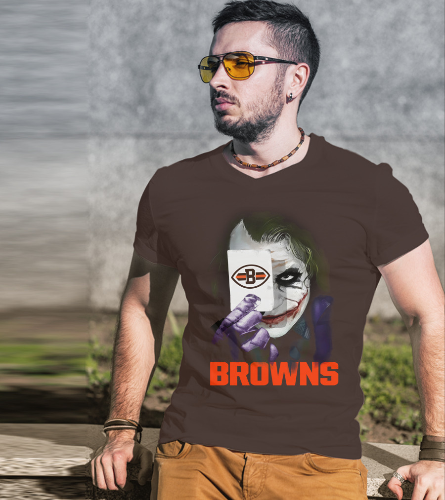 Browns Joker Card T-Shirt