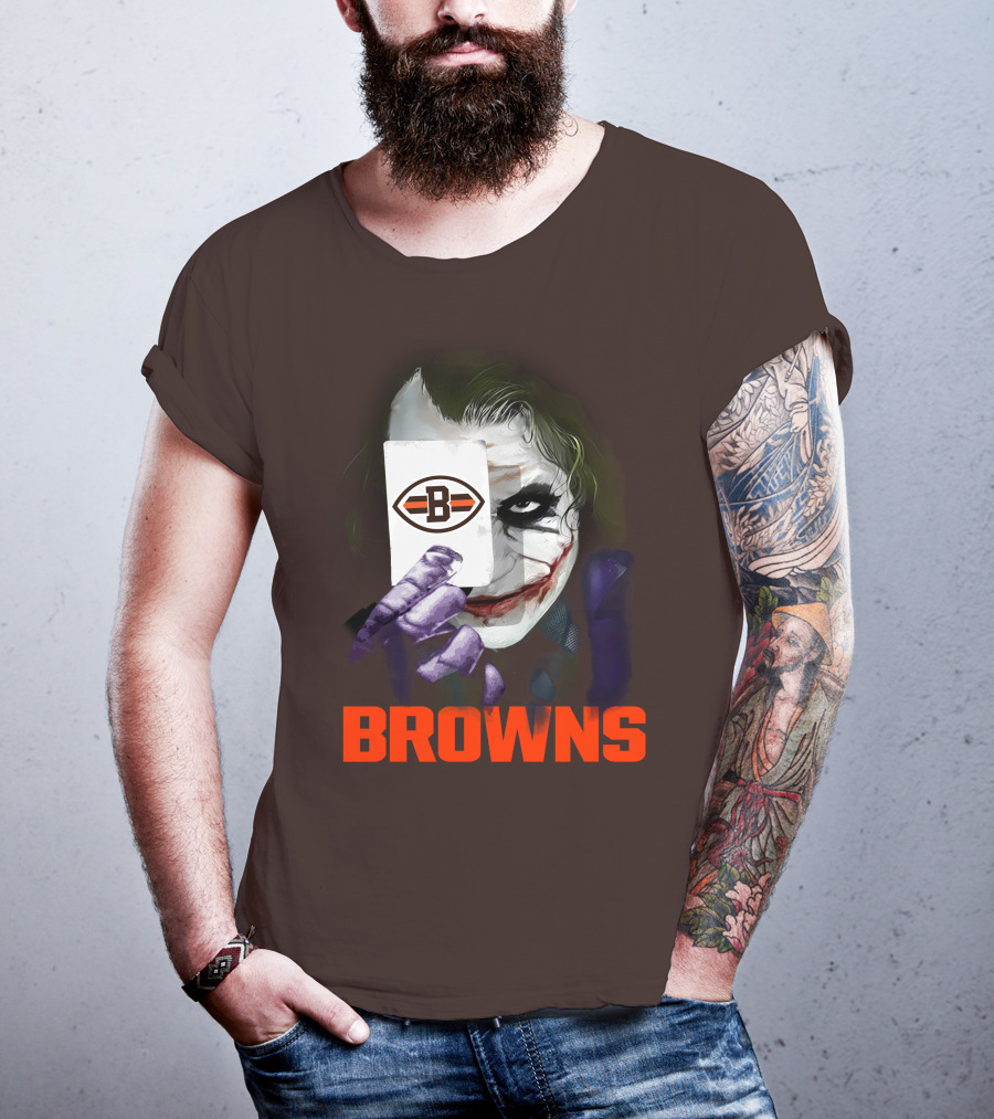Browns Joker Card T-Shirt