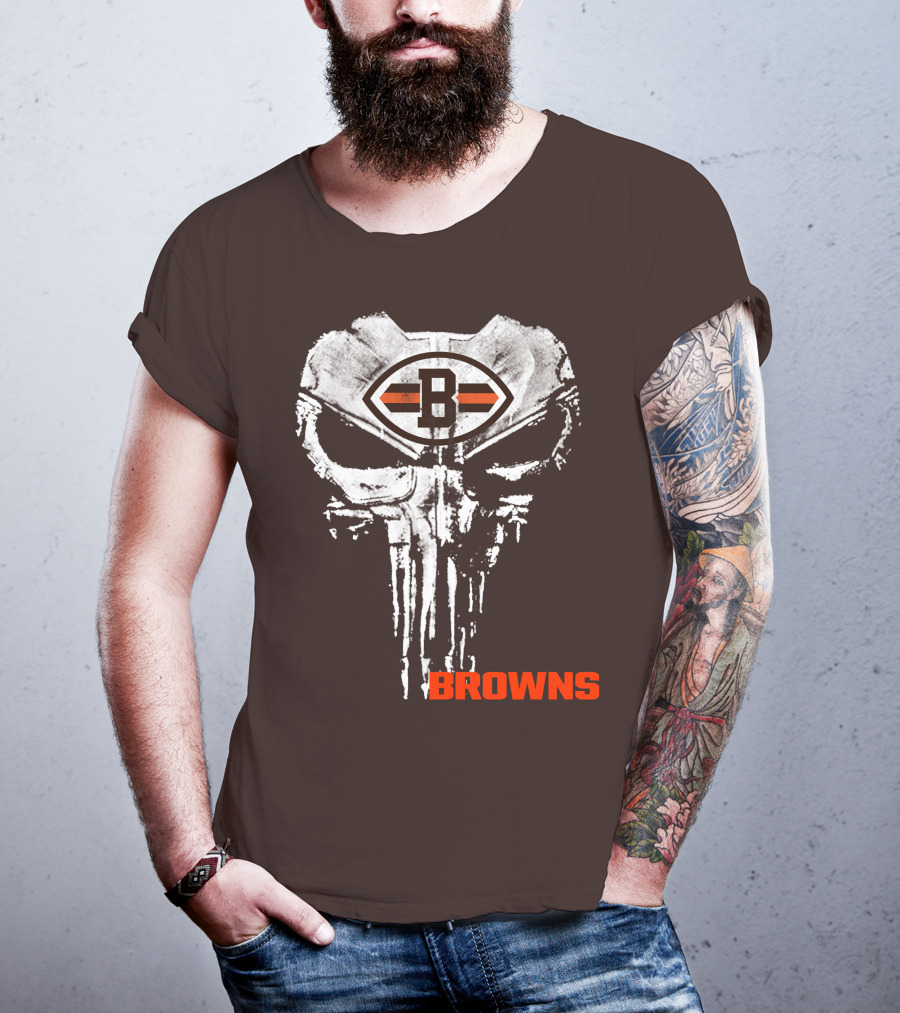 Browns Skull Logo B T-Shirt