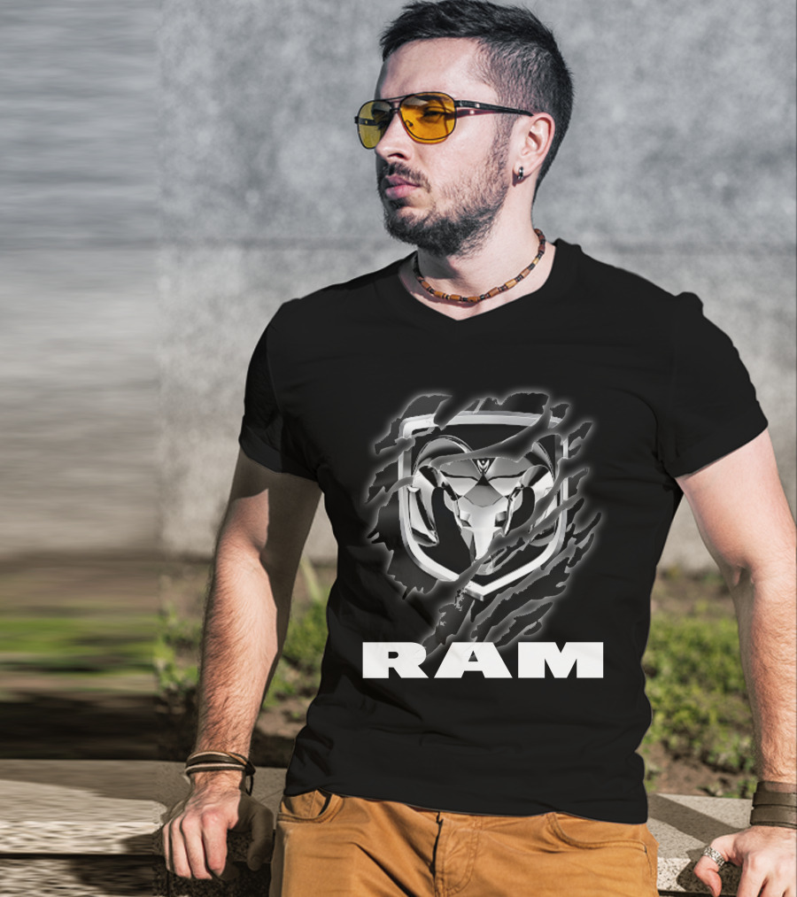 Ram Logo Claw Mark T-Shirt