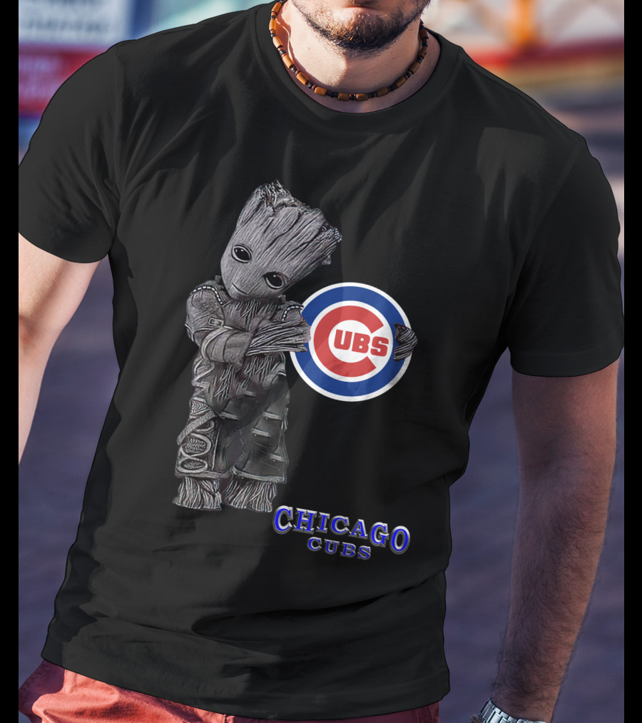Chicago Cubs Groot Character T-Shirt