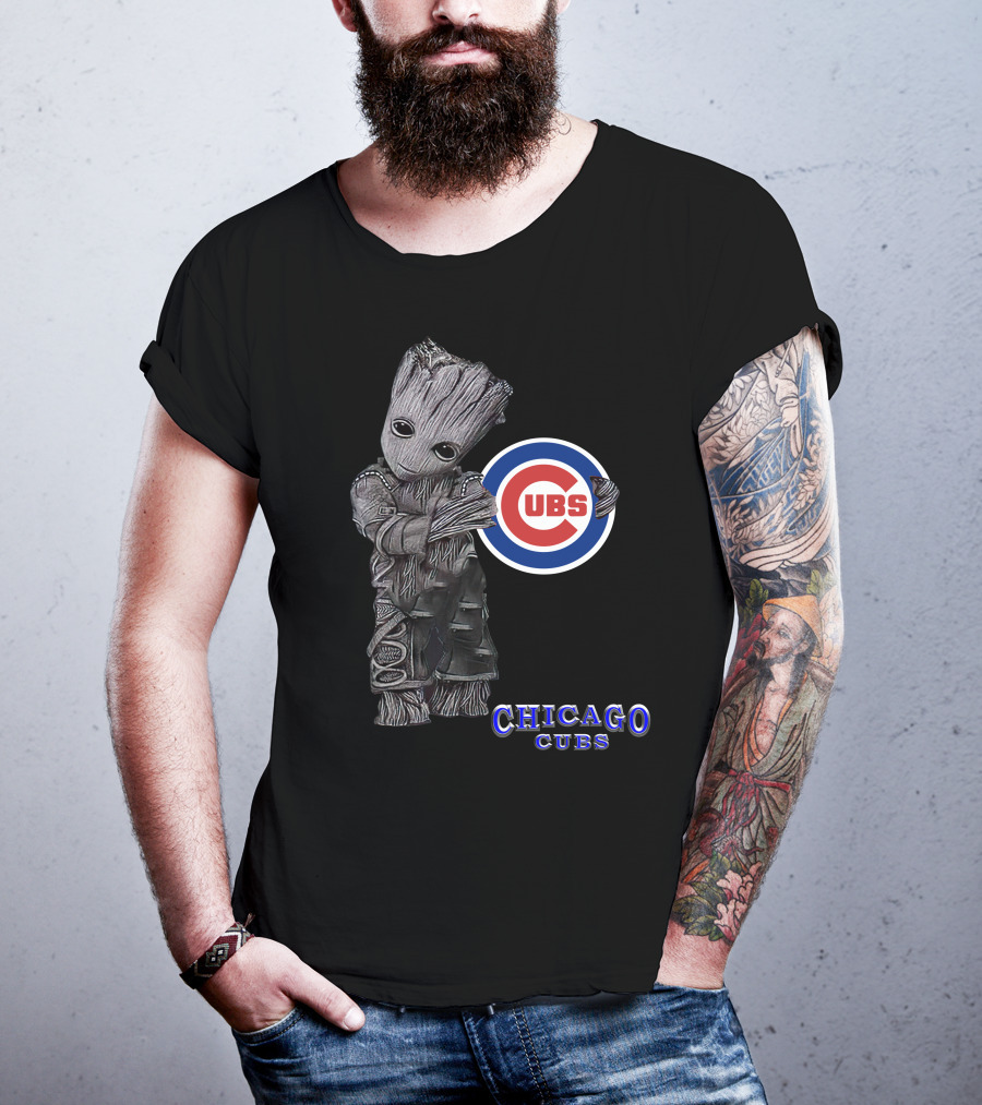 Chicago Cubs Groot Character T-Shirt