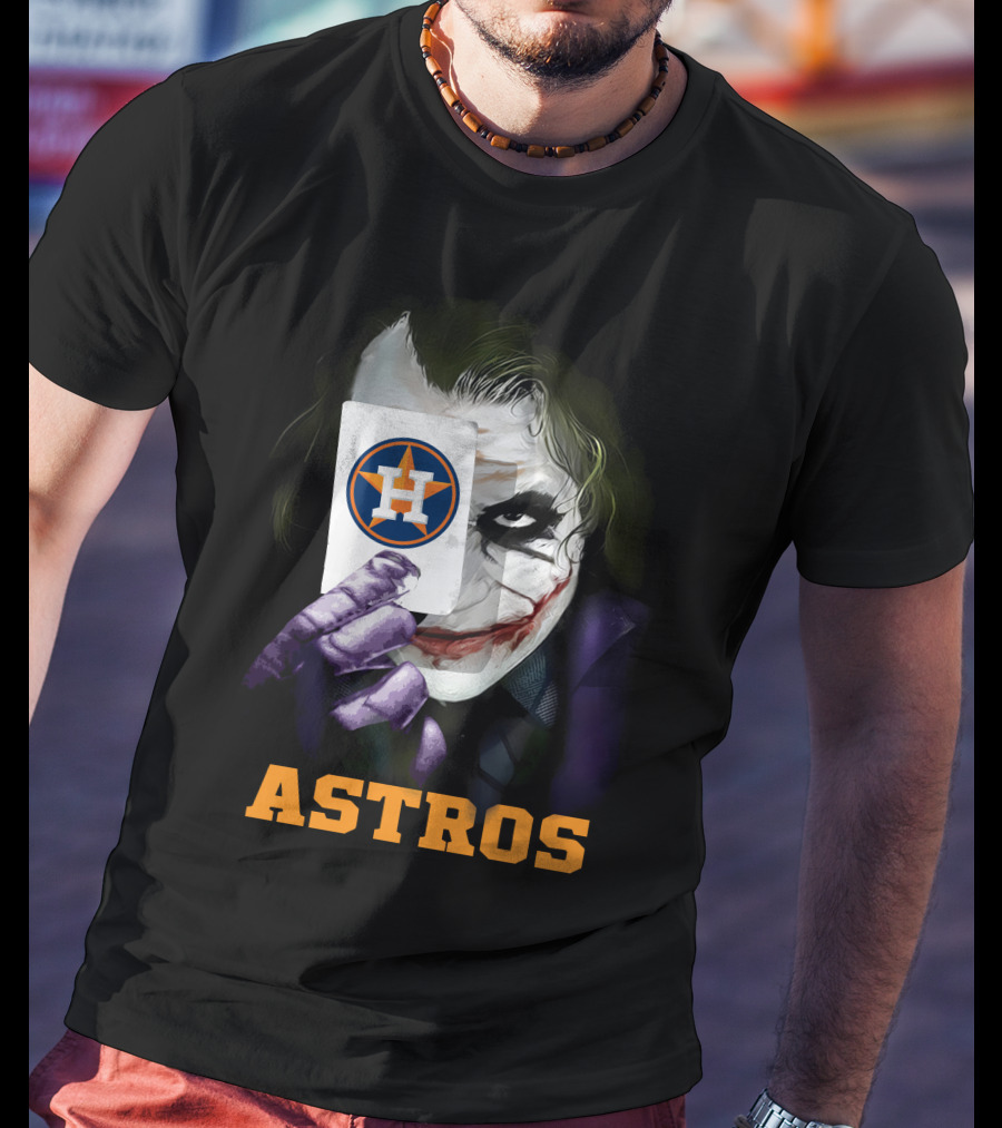 Astros Joker Houston Baseball Card T-Shirt