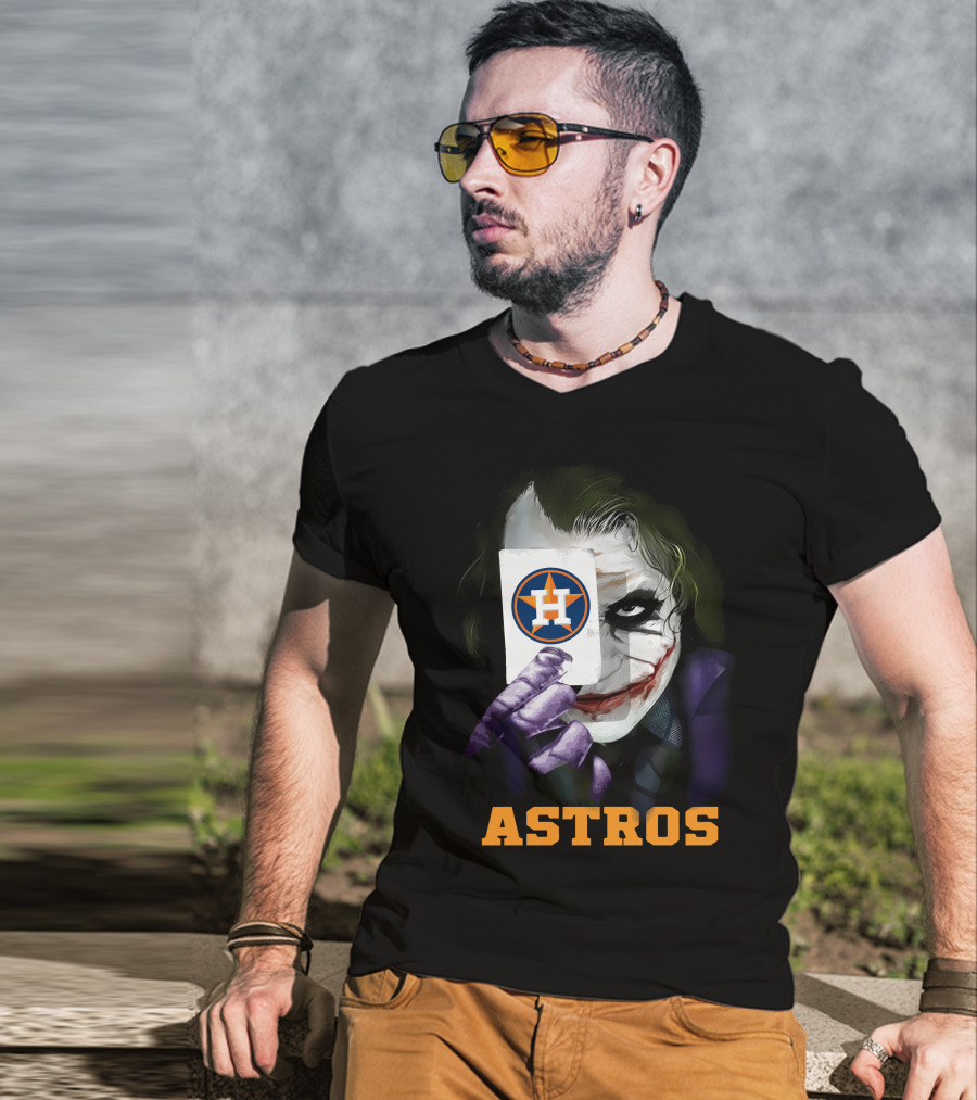 Astros Joker Houston Baseball Card T-Shirt