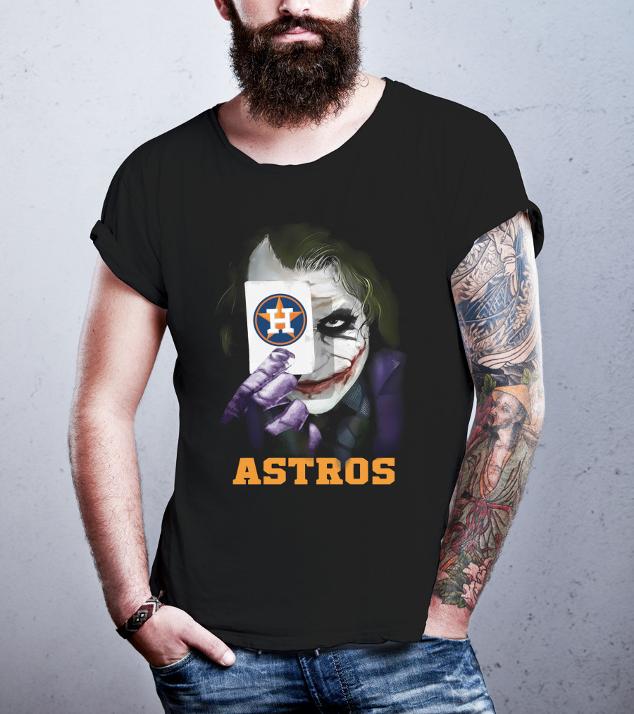 Astros Joker Houston Baseball Card T-Shirt
