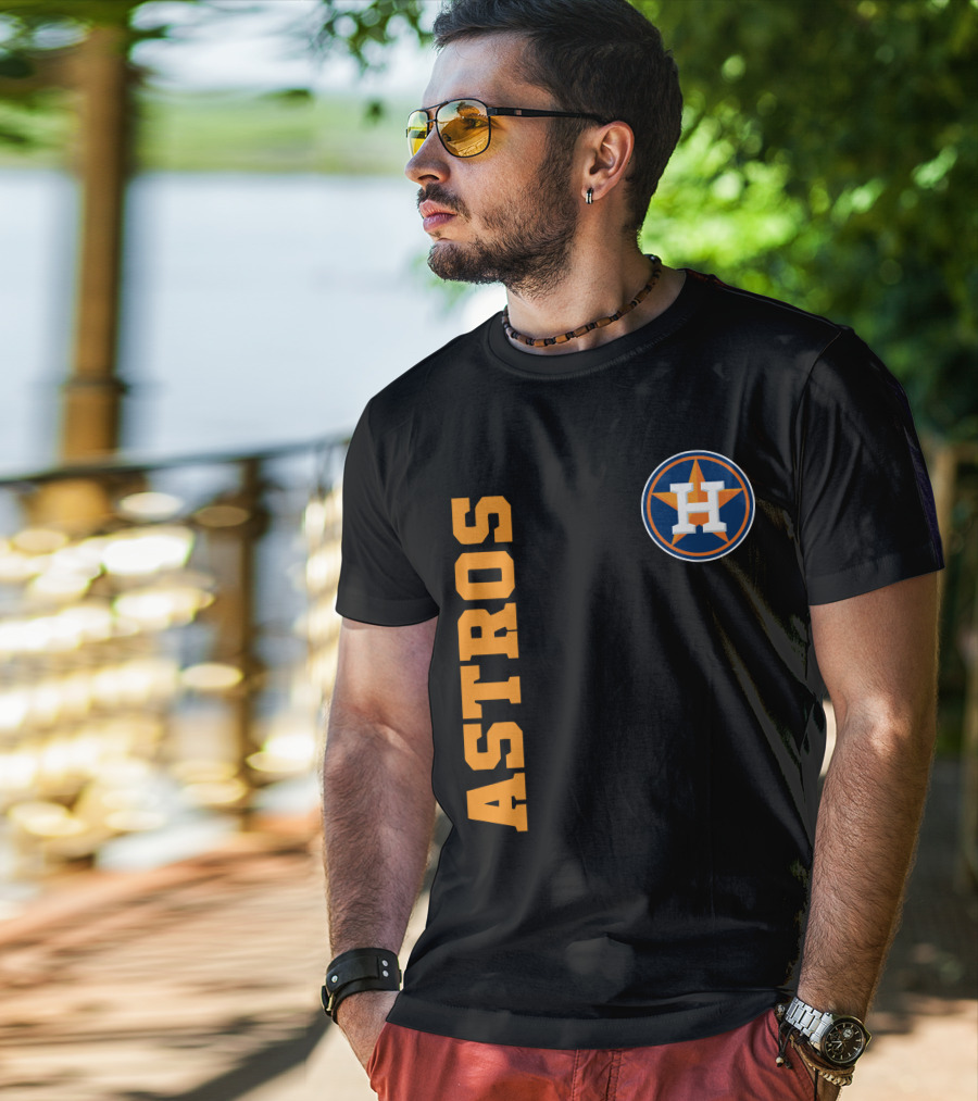 Astros Houston Logo Vertical T-Shirt