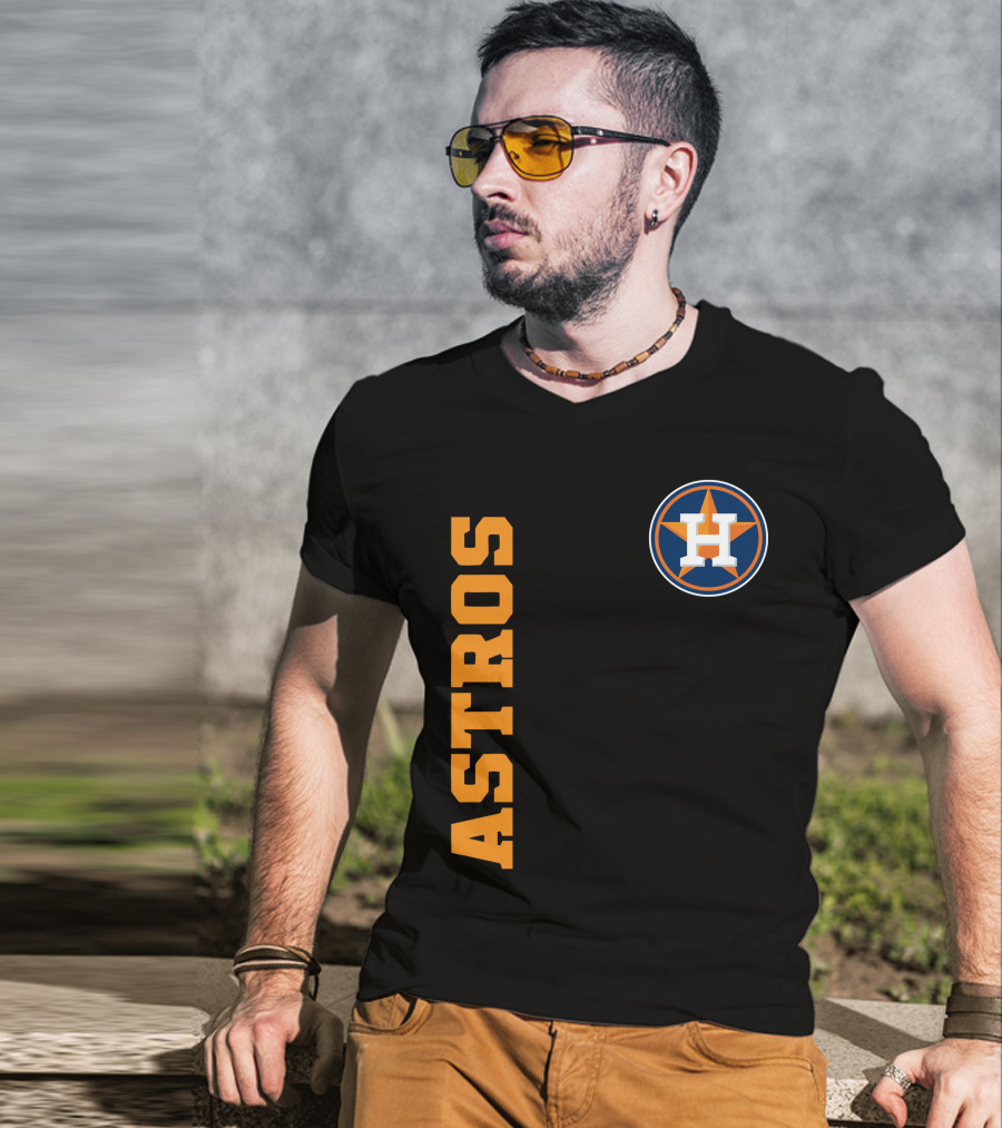 Astros Houston Logo Vertical T-Shirt