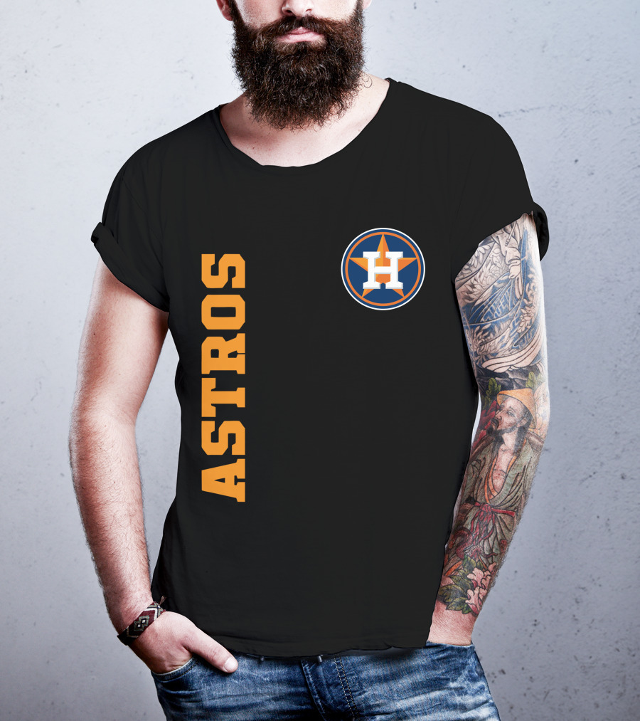 Astros Houston Logo Vertical T-Shirt