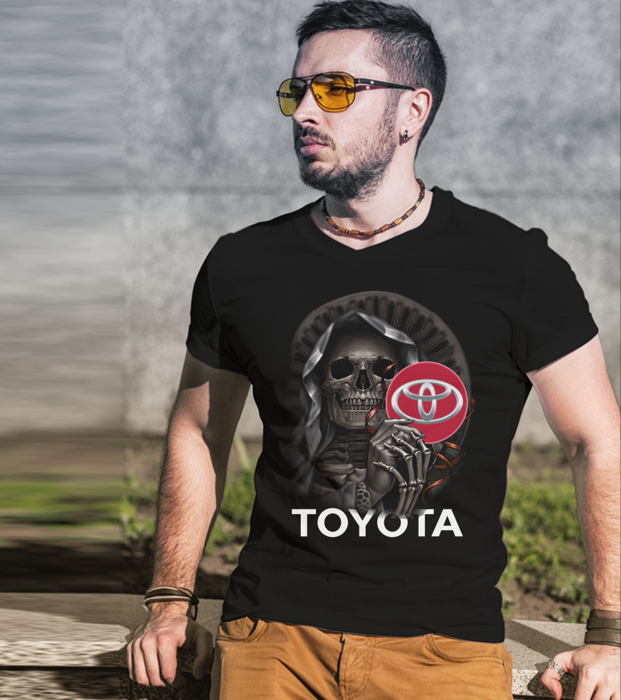 Toyota Grim Reaper Skeleton Holding T-Shirt