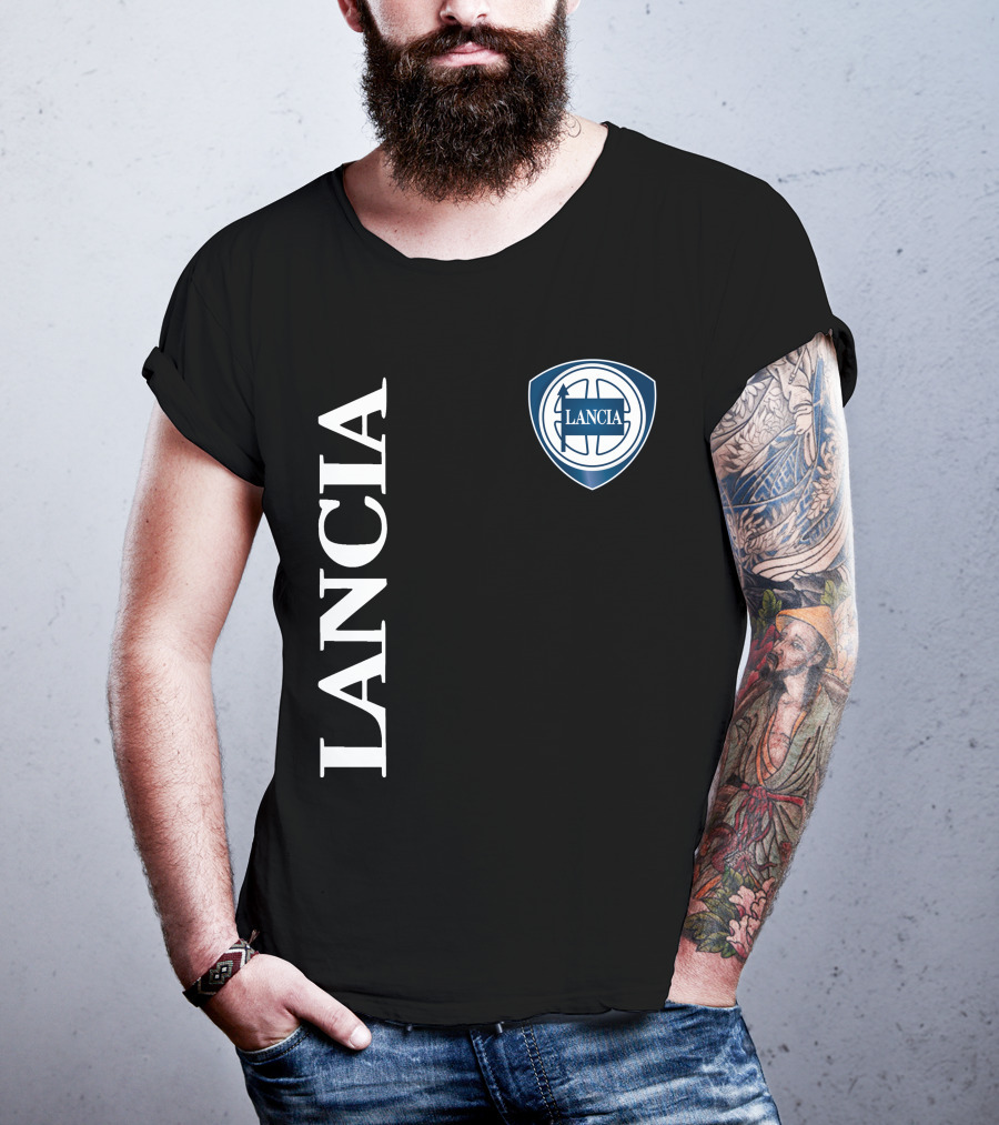 Lancia Shield Logo Vertical T-Shirt
