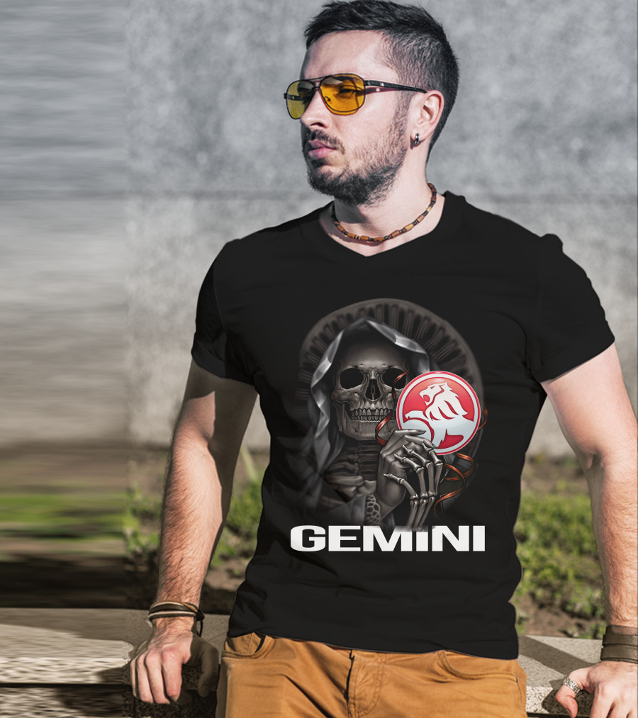 Gemini 18 Grim Reaper Holding Holden T-Shirt