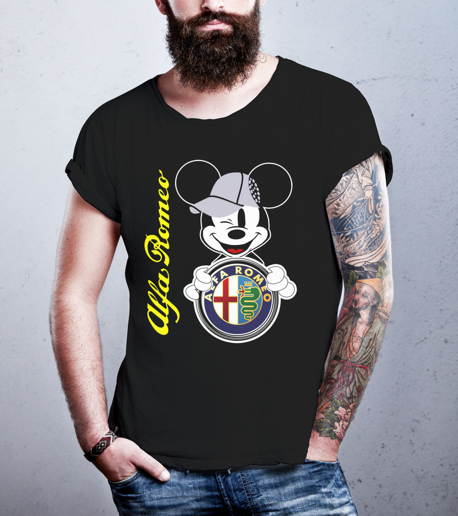 Alfa Romeo Mickey Mouse T-Shirt
