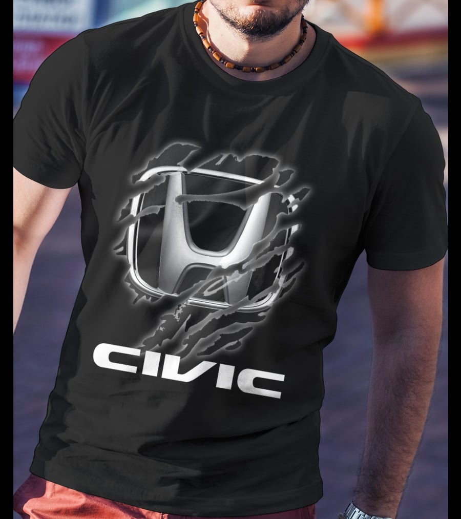 Honda Civic 09 Claw Mark T-Shirt