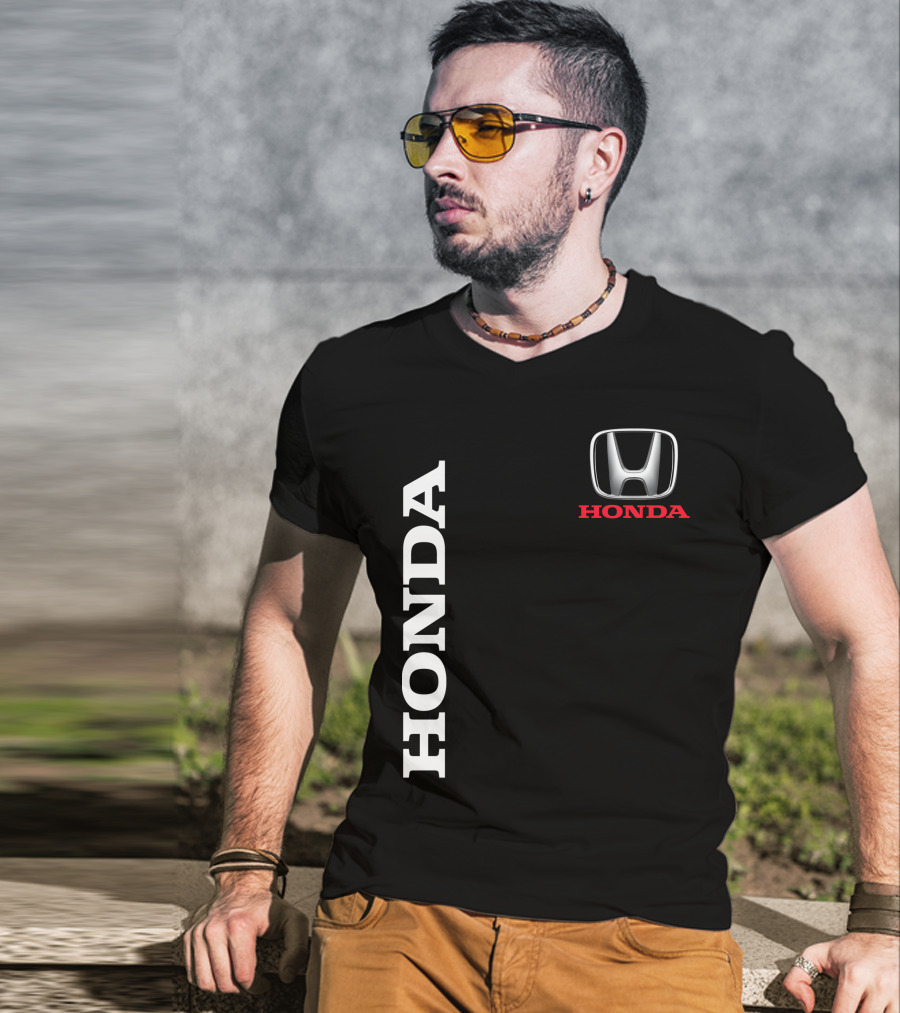 Honda Vertical Logo Emblem T-Shirt