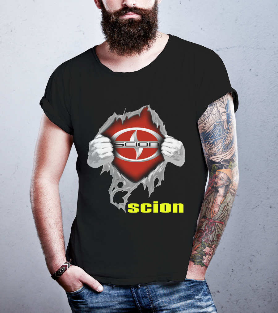 Scion Logo Ripping Through T-Shirt