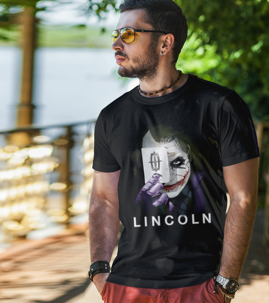 Lincoln Joker Card T-Shirt