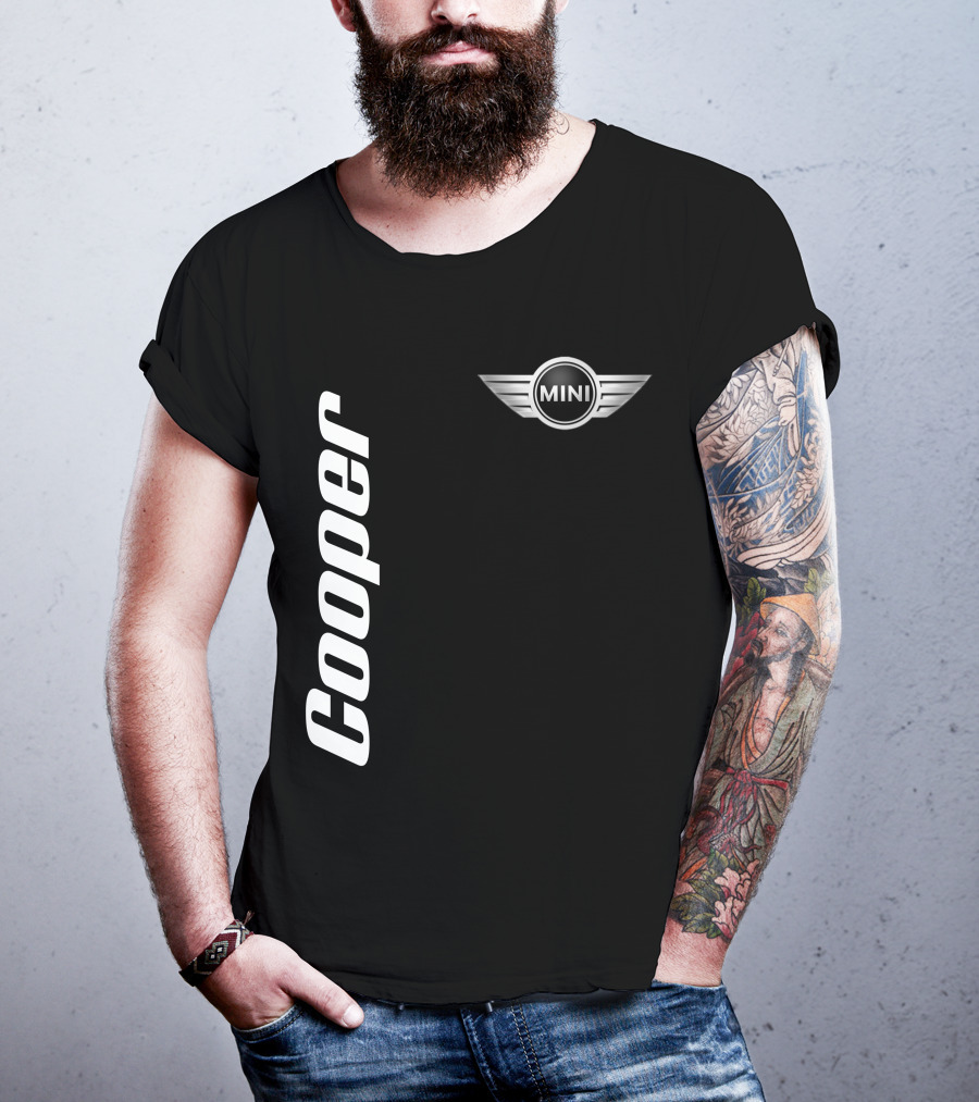 Mini Cooper Logo Vertical T-Shirt