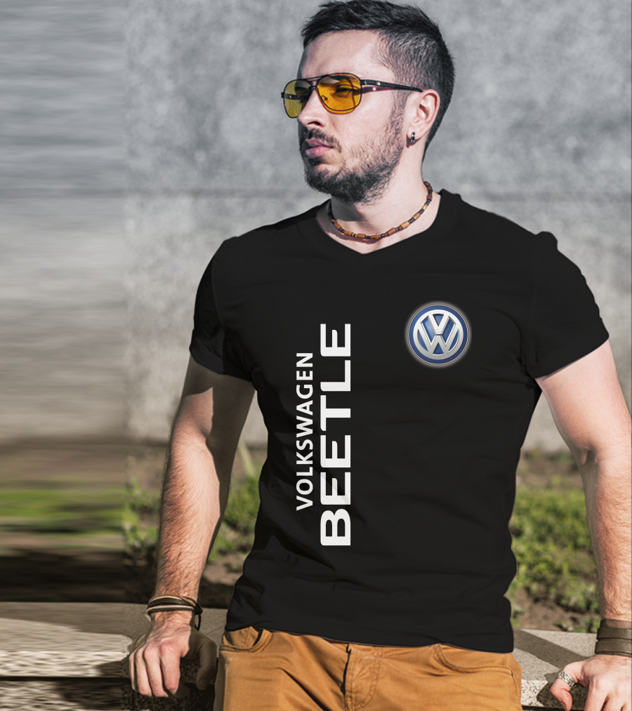 Volkswagen Beetle Vw Logo Classic Car T-Shirt