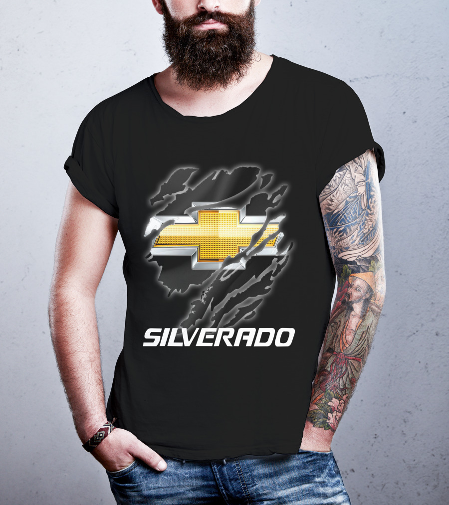 Silverado Chevrolet Logo Claw Mark T-Shirt