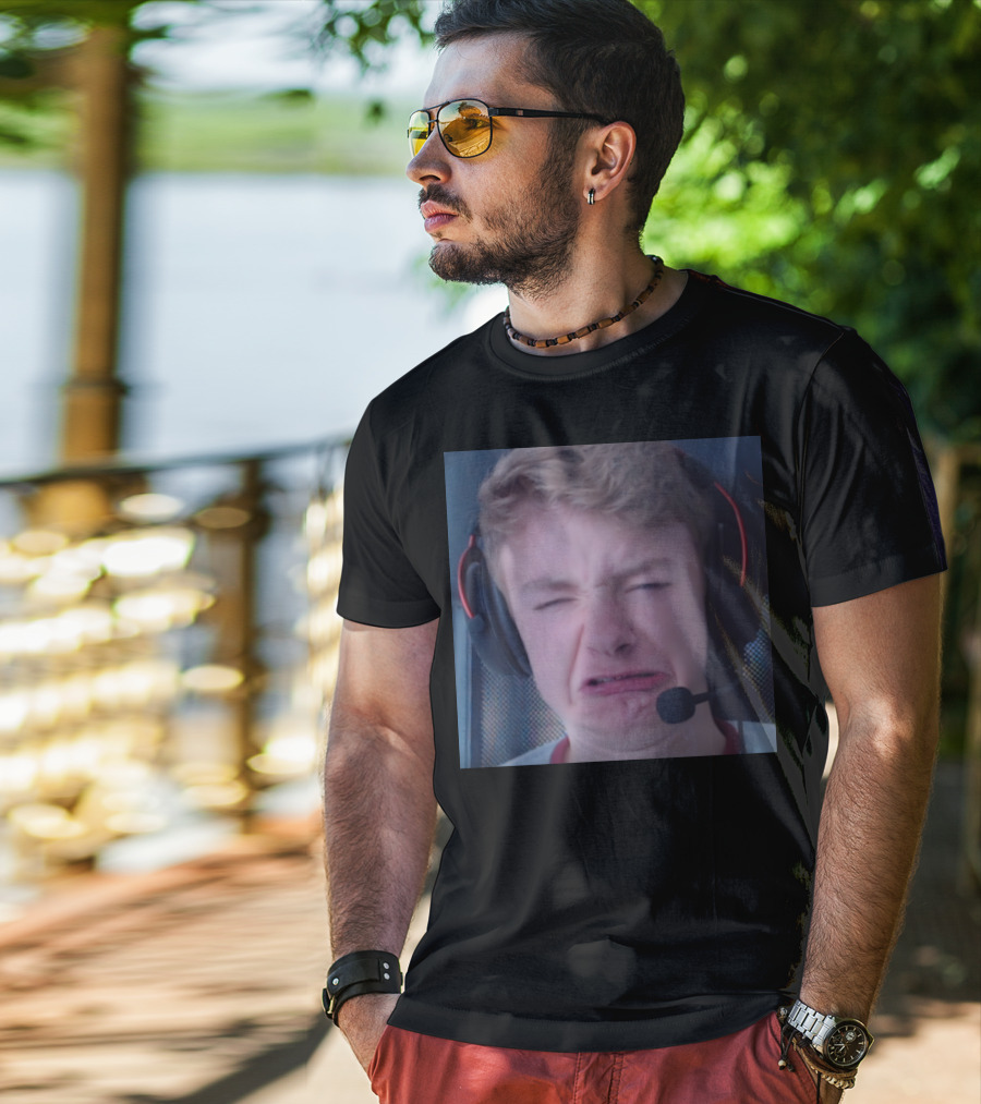 TommyInnit Meme Face Headset Expression Merch T-Shirt