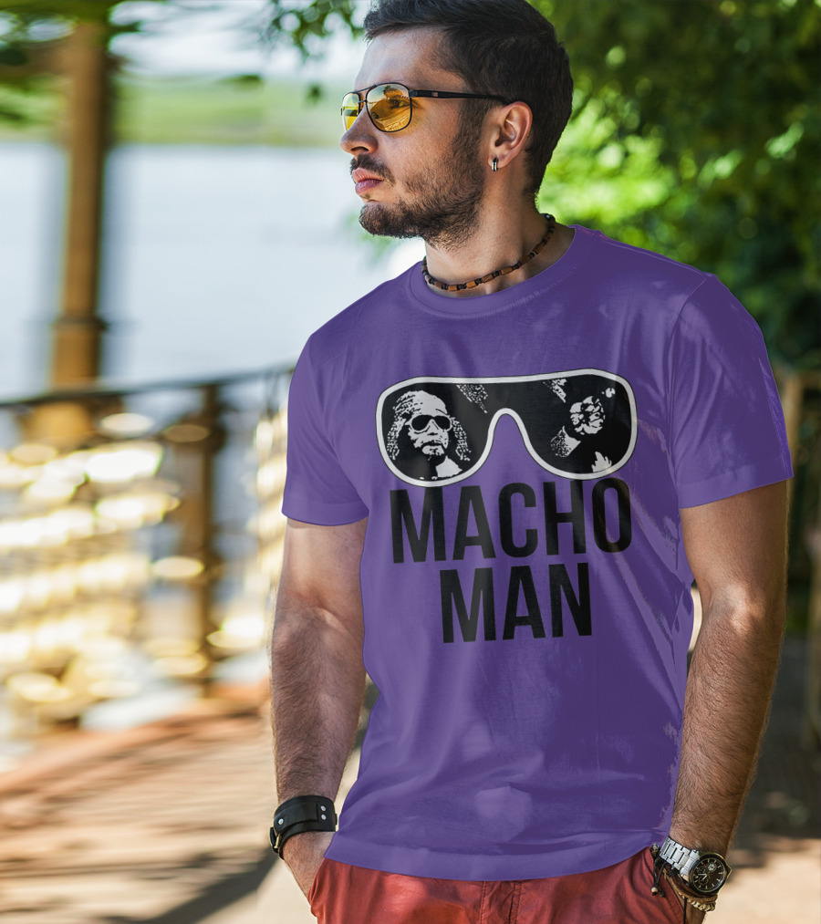 Macho Man Sunglasses T-Shirt