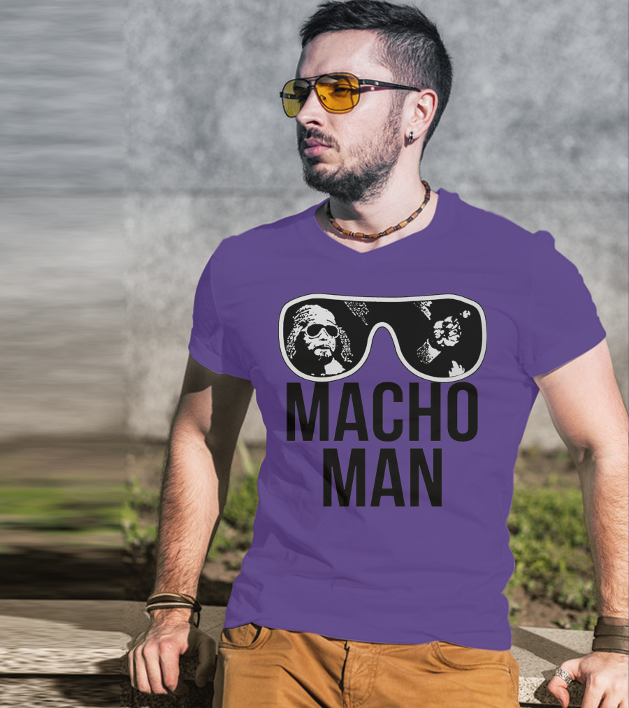 Macho Man Sunglasses T-Shirt