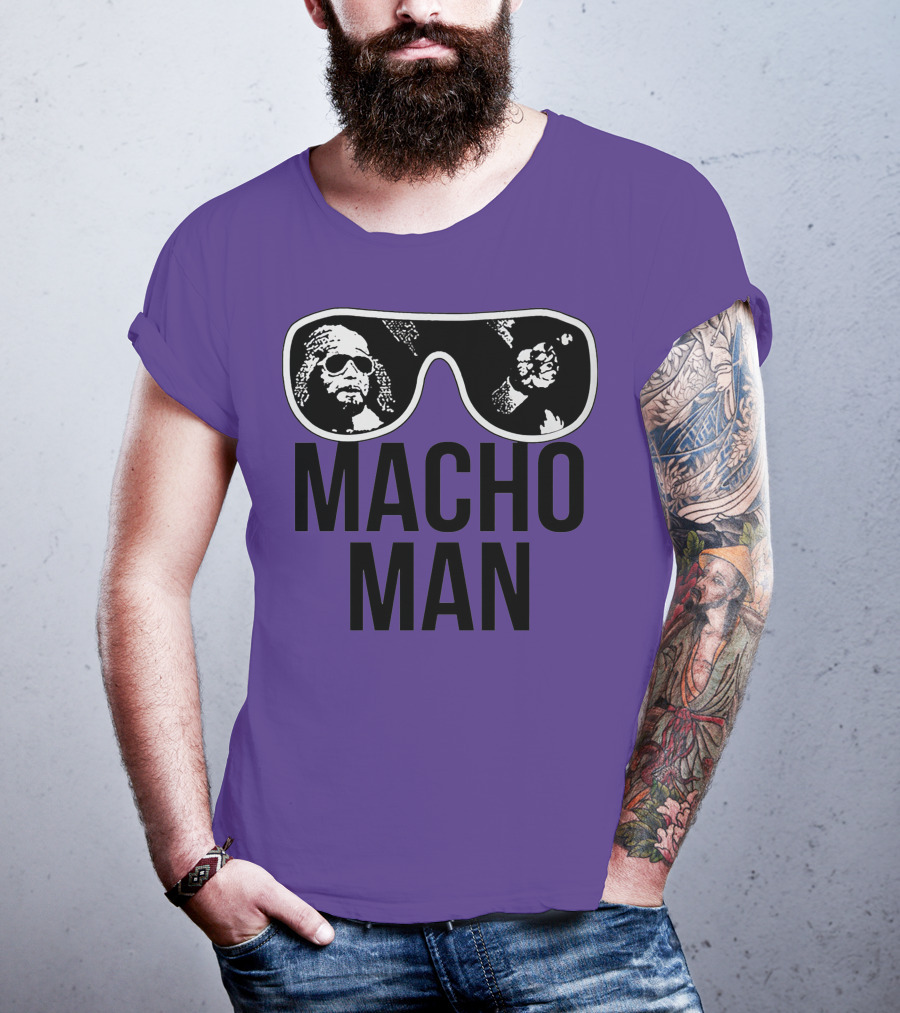 Macho Man Sunglasses T-Shirt
