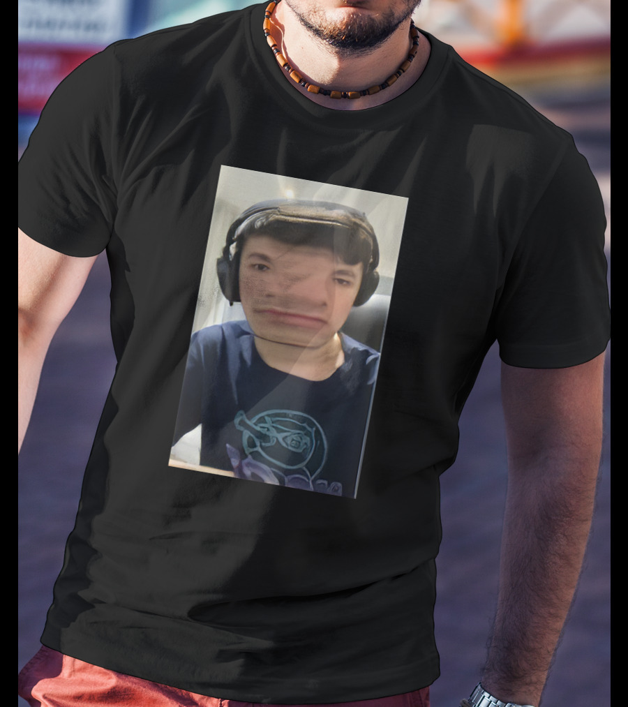 Georgenotfound Distorted Image Head T-Shirt