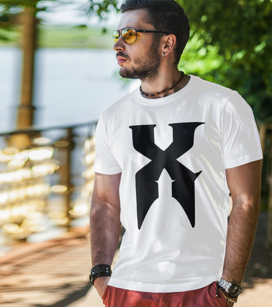 DMX Stylized Iconic Letter T-Shirt