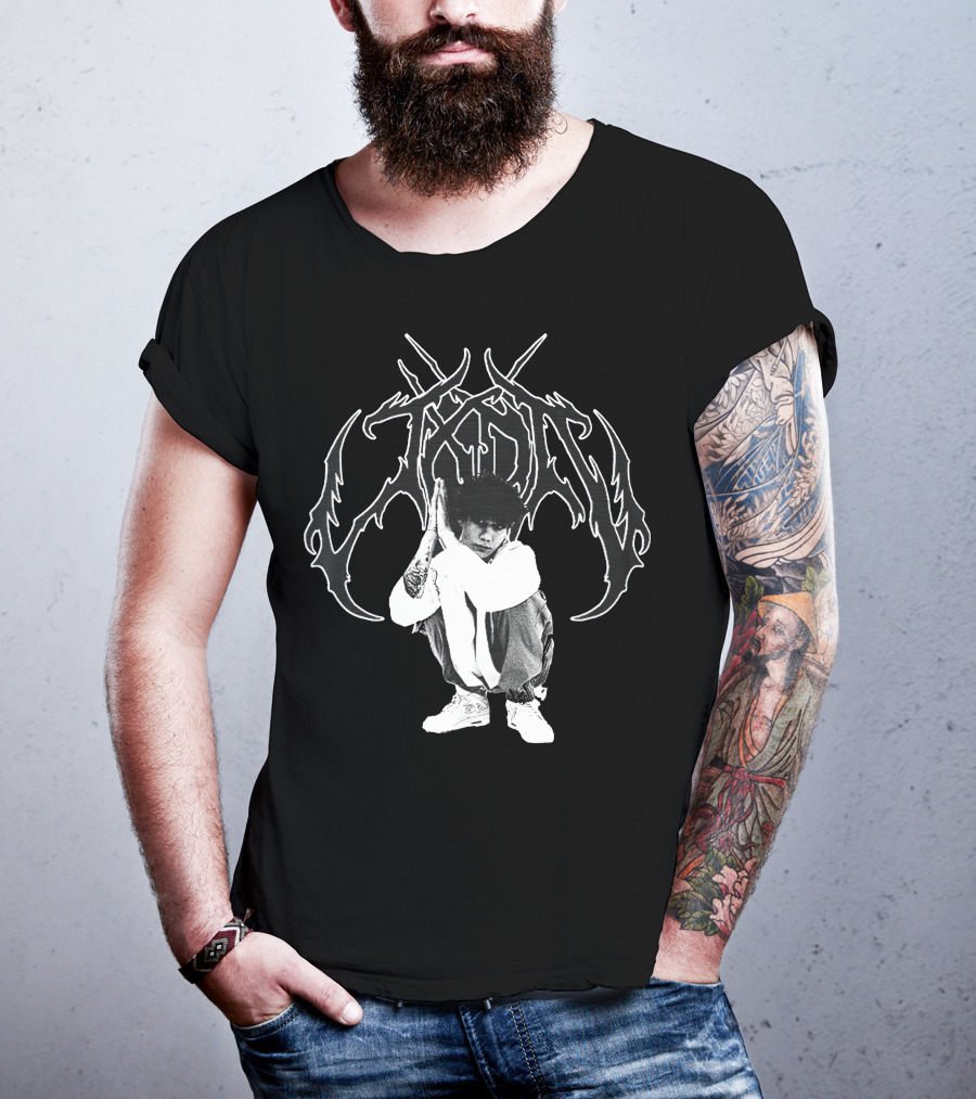 Jxdn Crouching Figure With Intricate T-Shirt