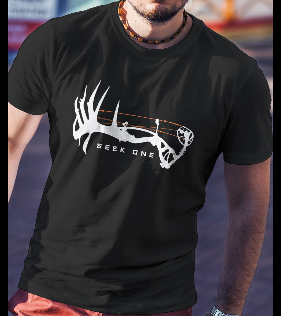 Seek One Antler Bow Hunter T-Shirt