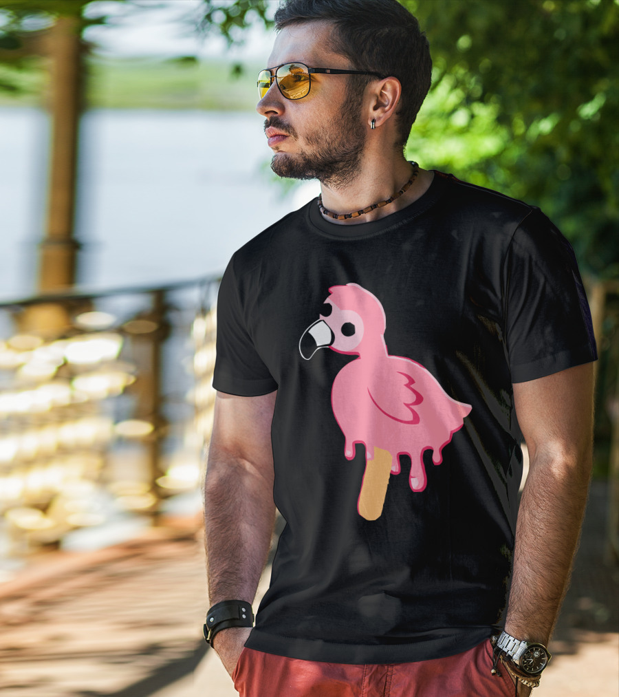 Flimflam Flamingo Popsicle Merch T-Shirt