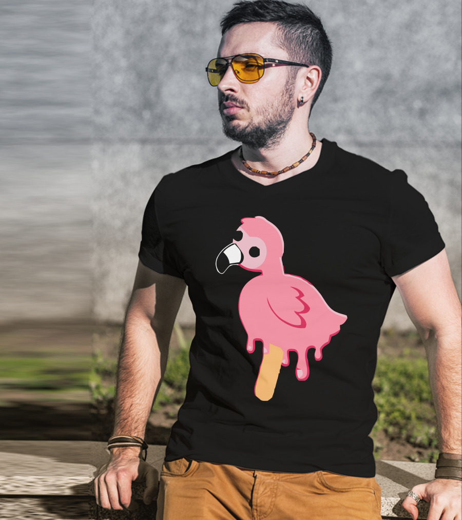 Flimflam Flamingo Popsicle Merch T-Shirt