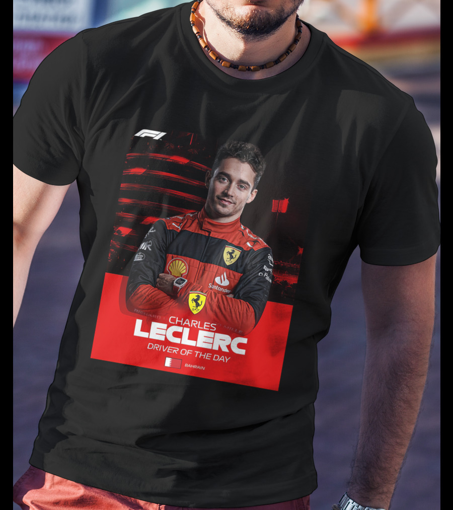 F1 Charles Leclerc Driver Of The Day Bahrain T-Shirt