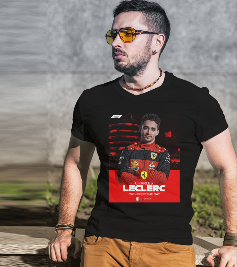 F1 Charles Leclerc Driver Of The Day Bahrain T-Shirt