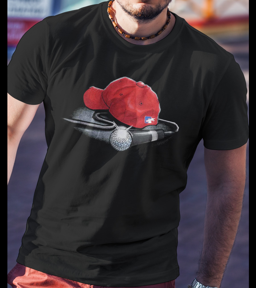 Limp Bizkit Red Cap Microphone MLB T-Shirt
