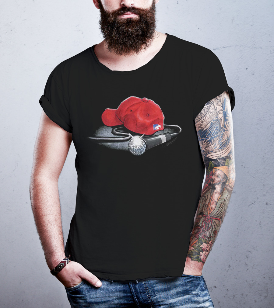 Limp Bizkit Red Cap Microphone MLB T-Shirt