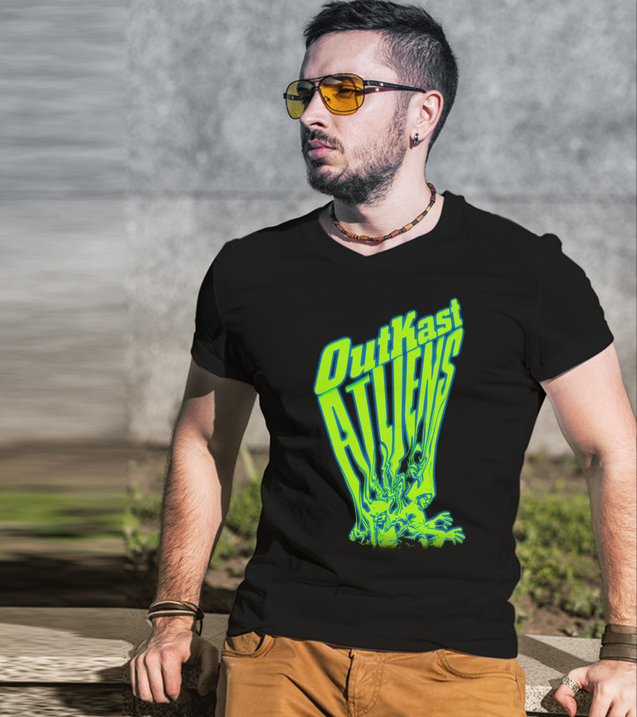 OutKast ATLiens Retro Sci-Fi Neon T-Shirt