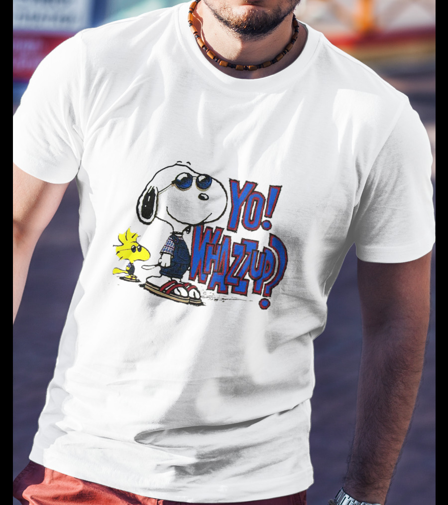 Yo Whazzup Snoopy Woodstock T-Shirt
