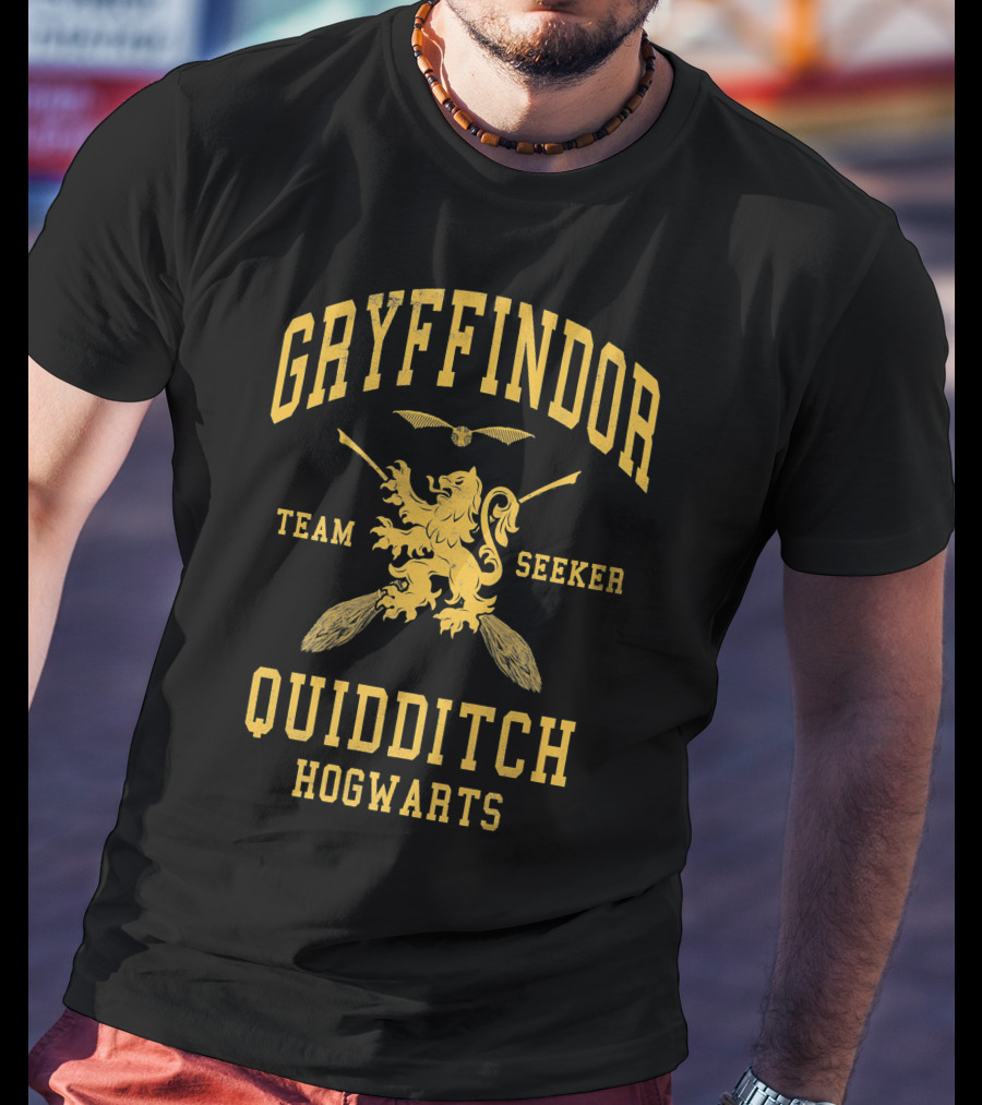 Gryffindor Team Seeker Quidditch Hogwarts Only Today T-Shirt