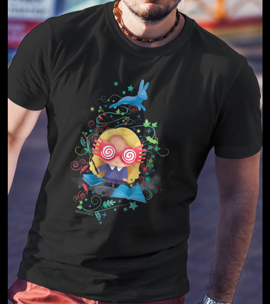 Only Today Magical Adventure With Blue Rabbit And Whimsical Glasses T-Shirt