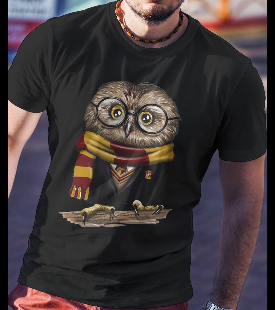Exclusive Owl Wizard Inspired By Only Today Magic School House Colors T-Shirt