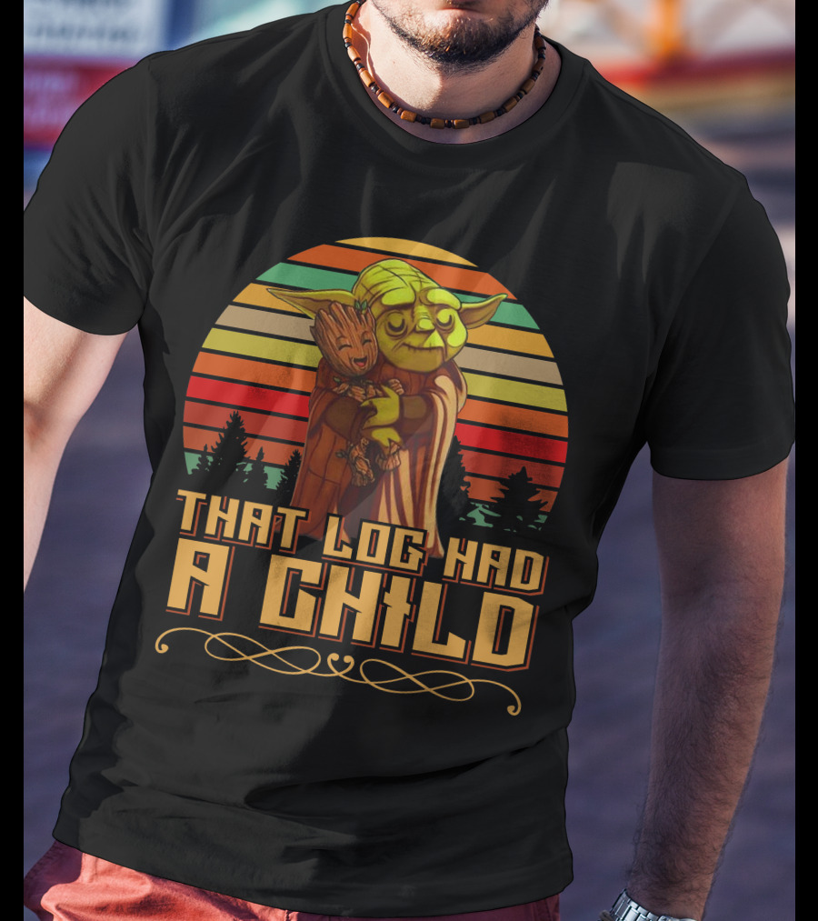 That Log Had A Child Vintage Sunset T-Shirt