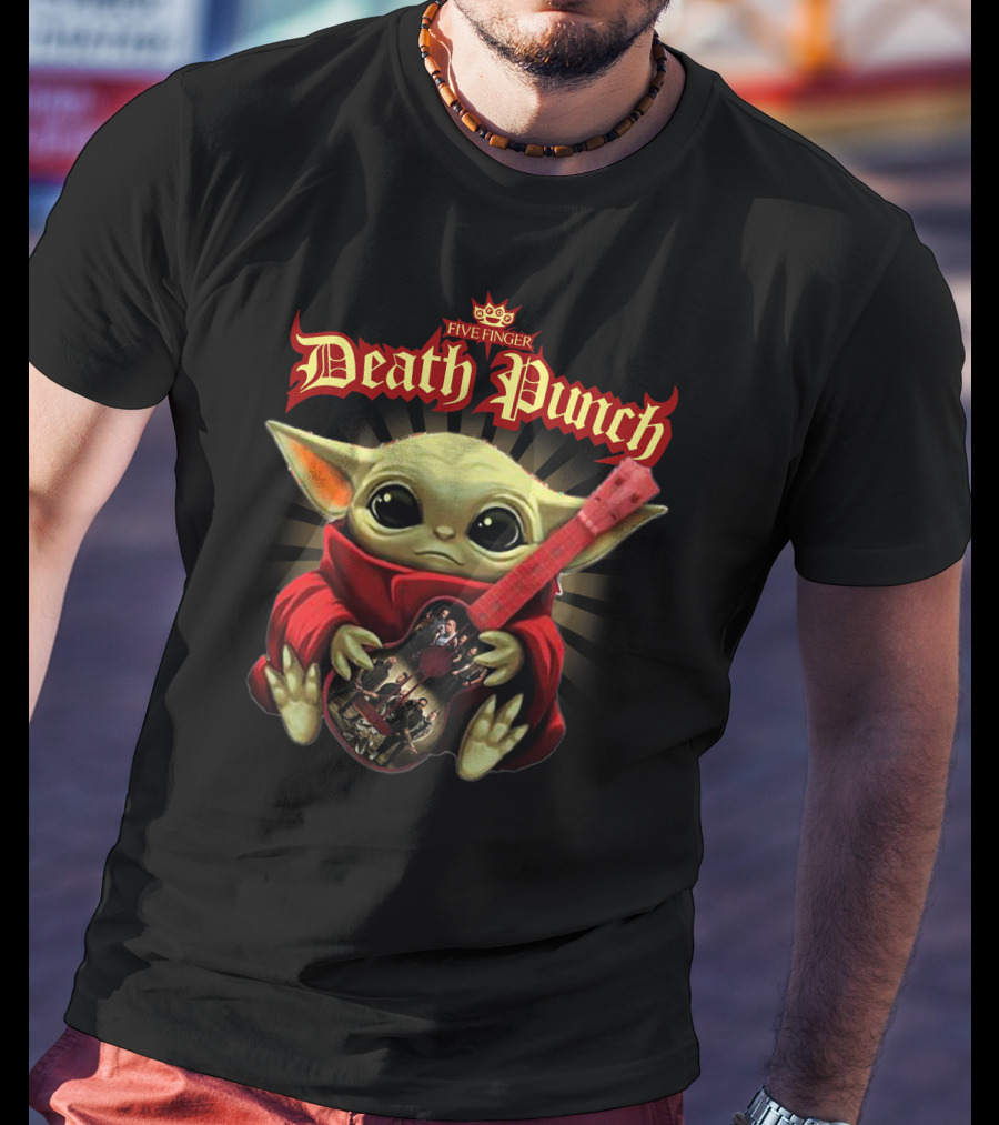 Five Finger Death Punch Only Today Baby Alien Guitar T-Shirt