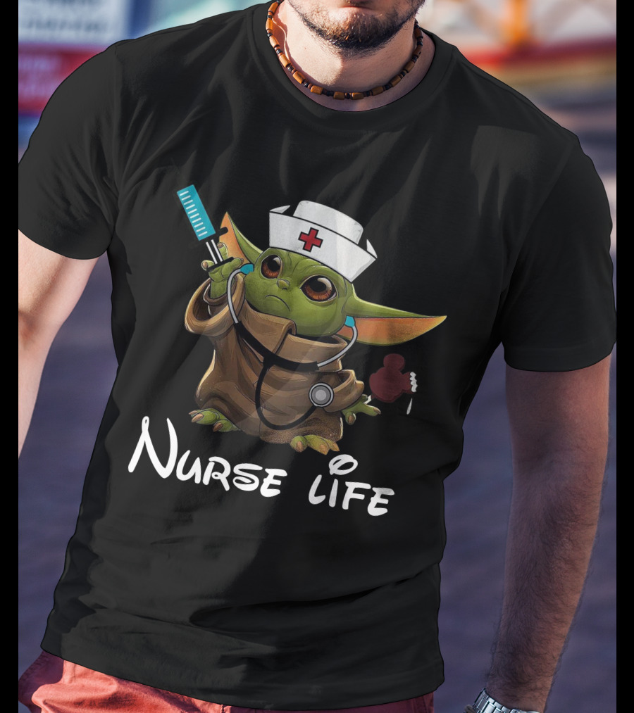 Nurse Life Baby Alien Syringe T-Shirt