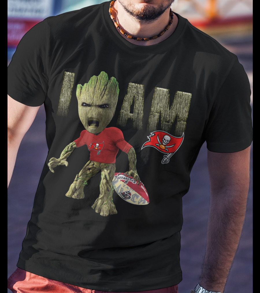 I Am Groot Buccaneers Football Only Today T-Shirt
