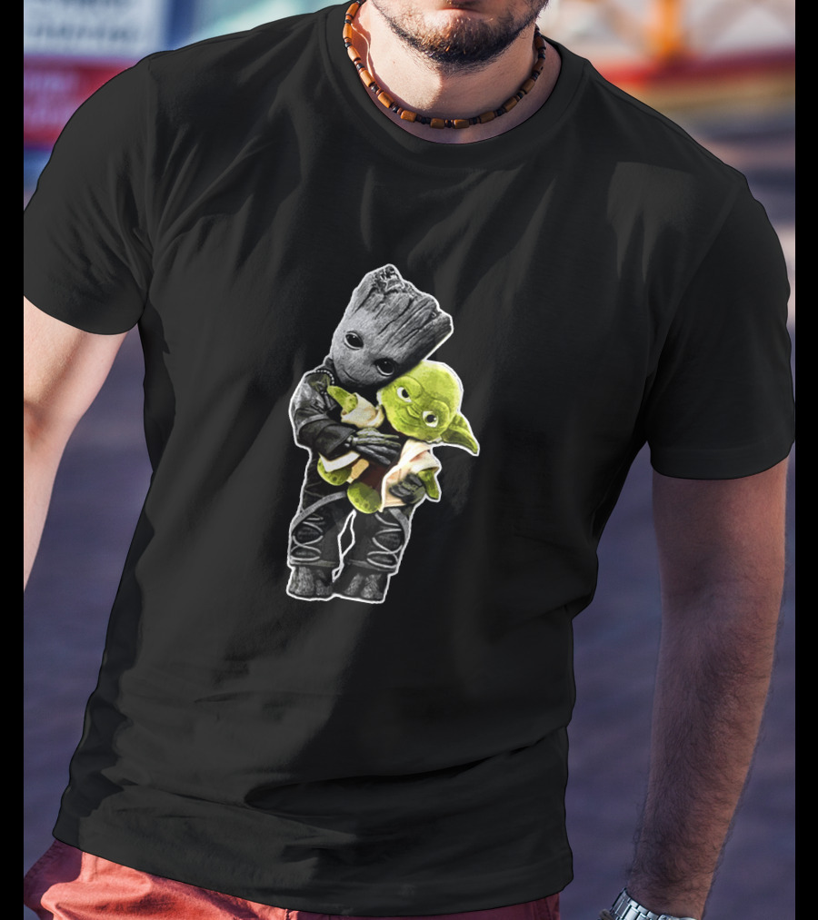 Only Today Alien Tree Creature With Green Alien Baby T-Shirt