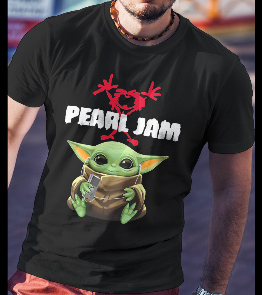 Pearl Jam 10 Baby Yoda T-Shirt